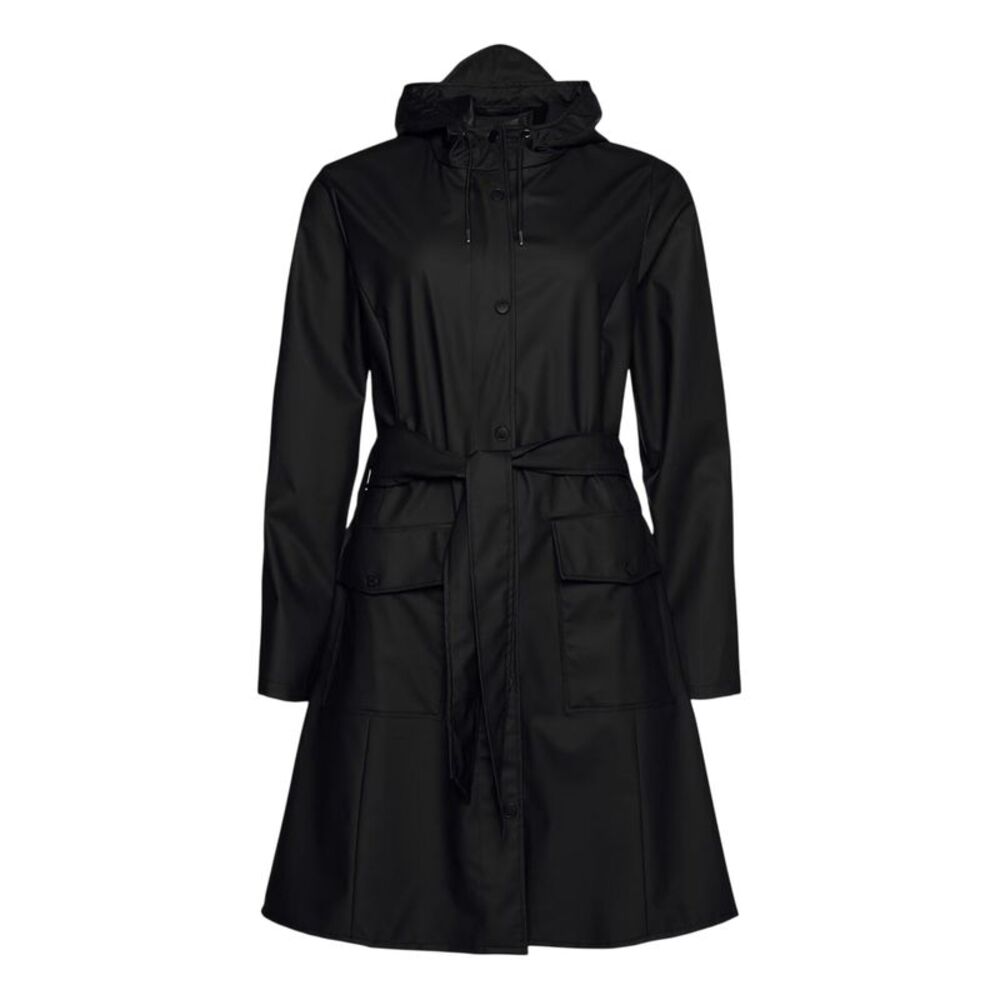 Rains Womens/Ladies Raincoat / Black